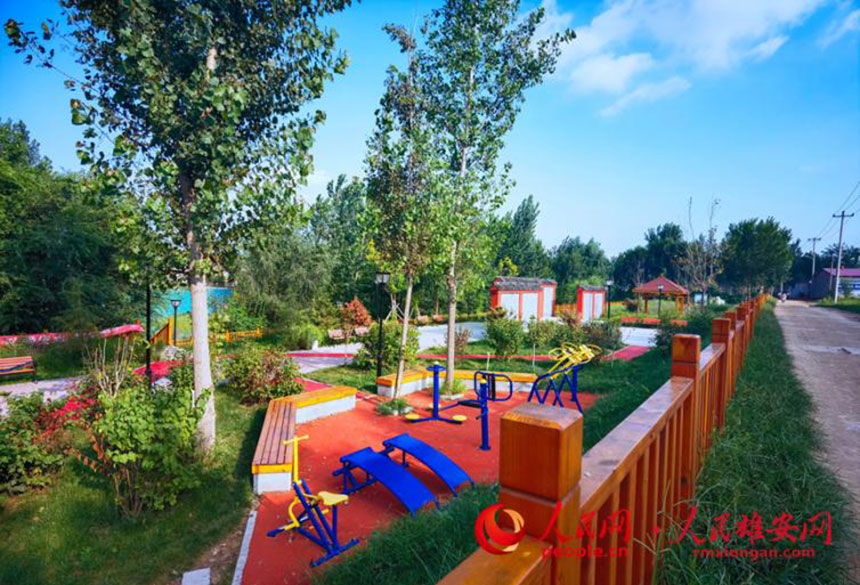 劉李莊鎮(zhèn)南馮村老調(diào)新韻生態(tài)公園。田亞娟攝