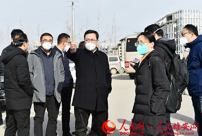 張國華調研重點項目建設。劉向陽攝