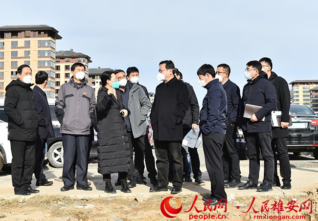 張國華調研重點項目建設。劉向陽攝