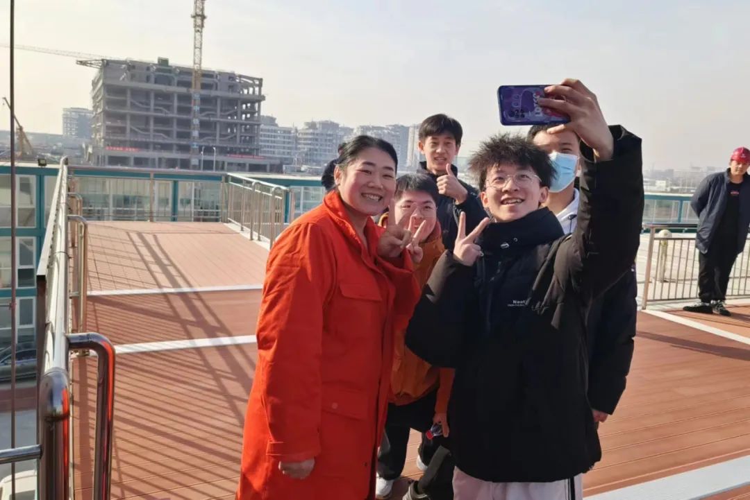 圖為容西片區大學生寒假社會實踐參觀活動現場。河北新聞網記者王青峰 攝