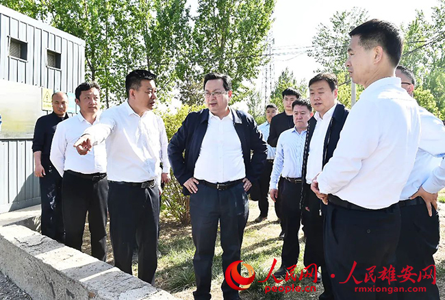 張國華在容城縣、安新縣調研白洋淀生態治理保護工作參加“大走訪——問題解決月”活動。劉向陽攝