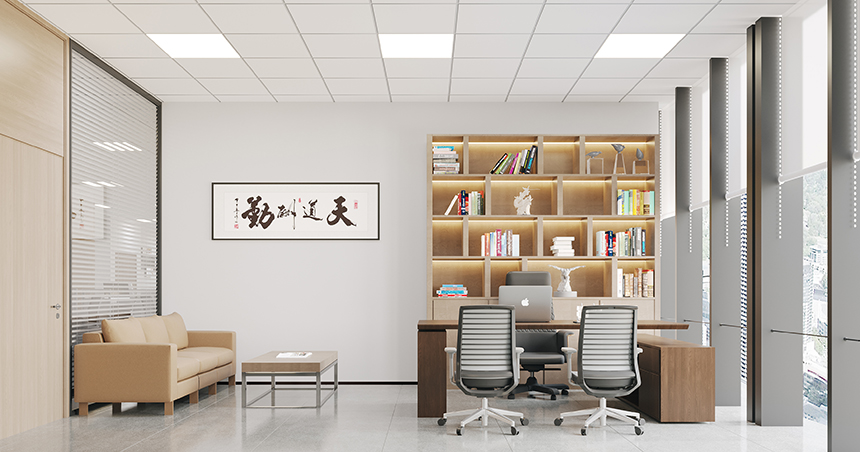 河北建投·金湖未來城項目辦公區內部效果圖。河北建投供圖