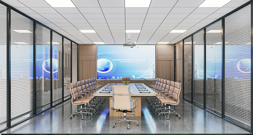 河北建投·金湖未來城項目辦公區內部效果圖。河北建投供圖