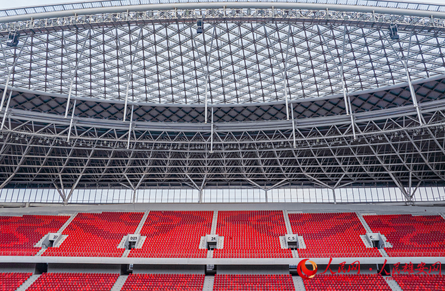 雄安體育場。人民網記者 李兆民攝