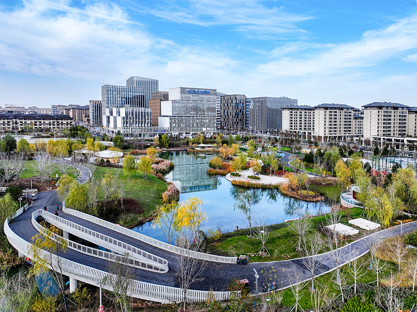 雄安新區中關村科技園。胡忠攝