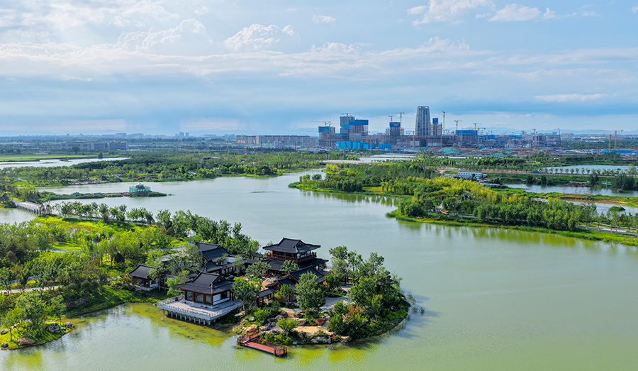 雄安新區啟動區。齊鑫攝