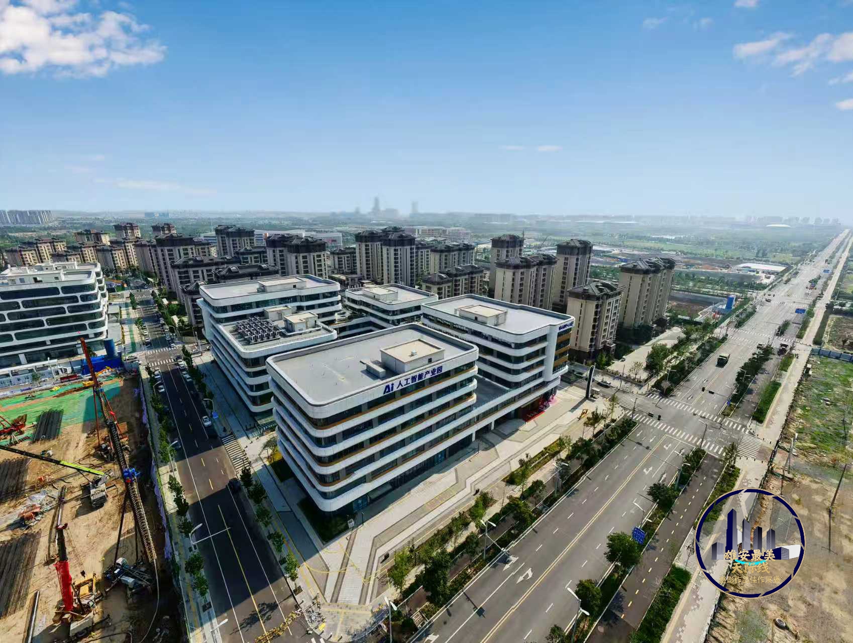 雄安人工智能產業園。蘇曉軍攝