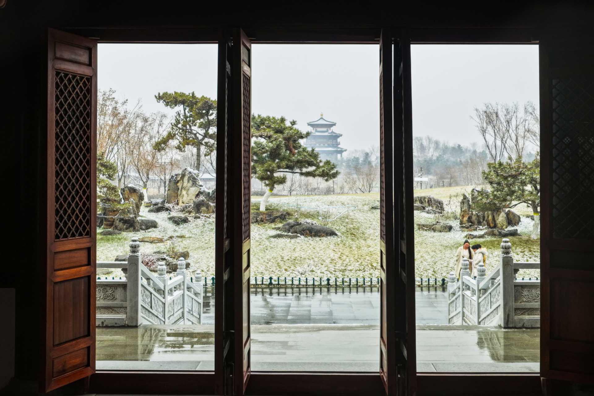 雄安悅容公園。胡忠攝